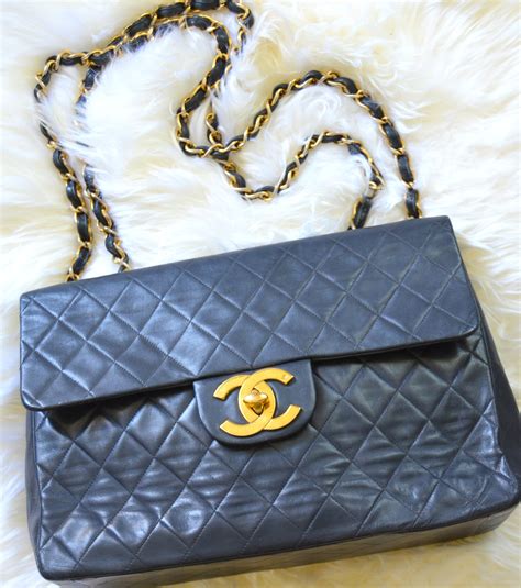 chanel bamboo bag|Chanel vintage jumbo flap bag.